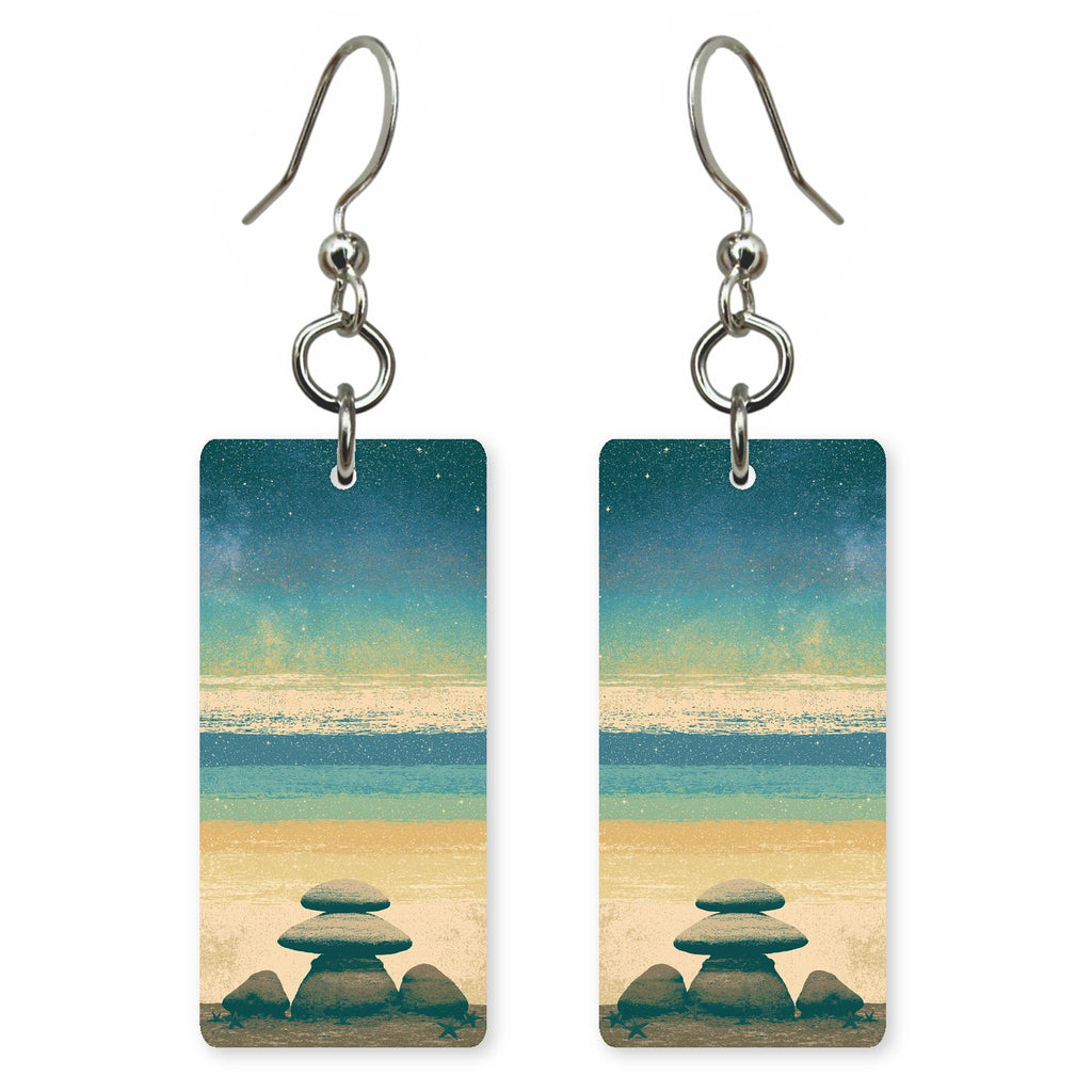 Goblin Valley Milky Way — She's Choosing earrings, shown as a pair