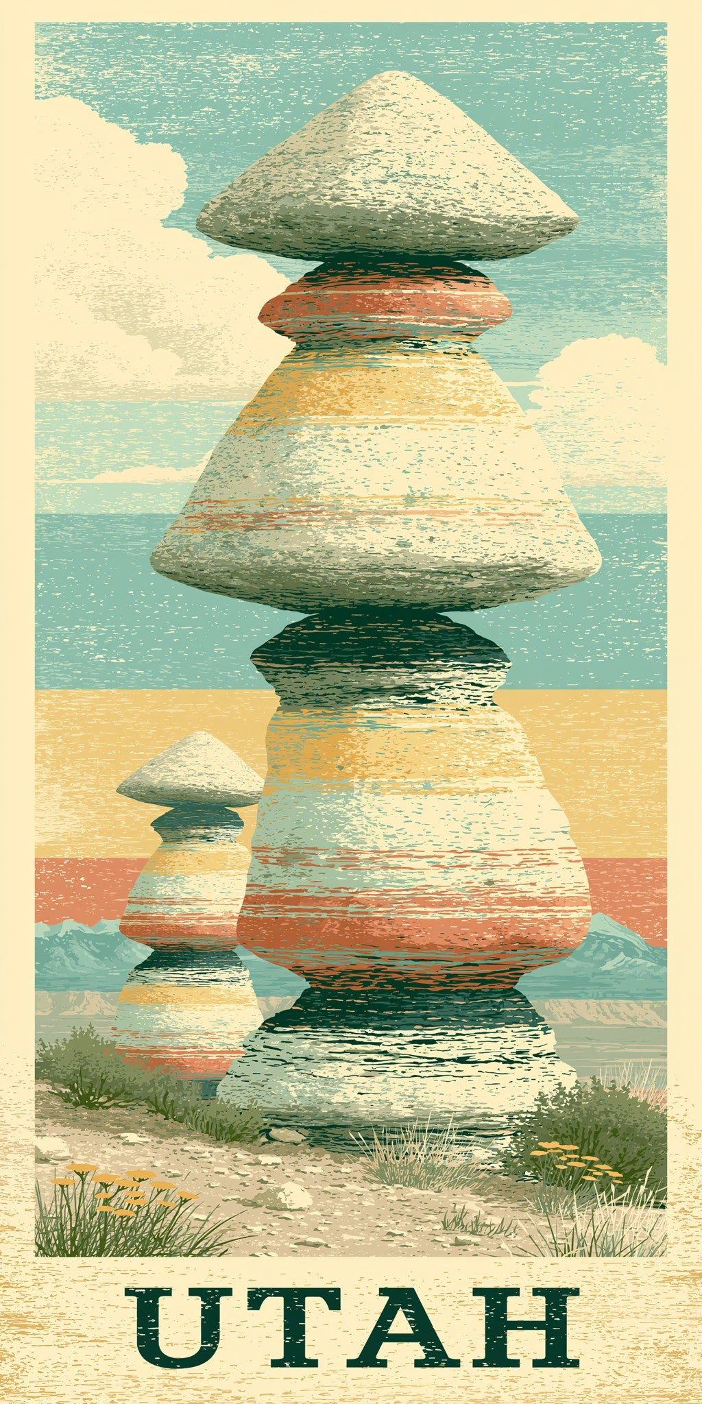 Goblin Hoodoos Text Utah — full design art