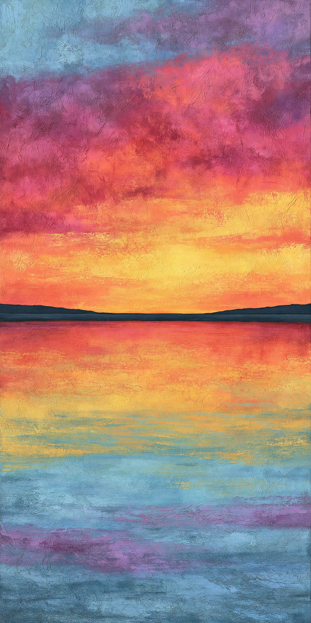 Great Salt Lake Sunset — full design art