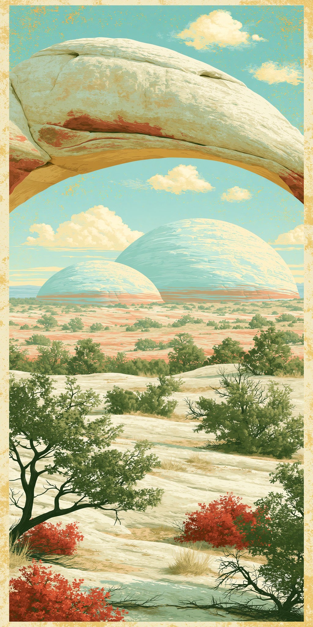 Hickman Bridge Natural Arch — full design art