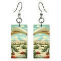 Hickman Bridge Natural Arch — She's Choosing earrings, shown as a pair
