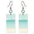Salt Flats Text Utah — She's Choosing earrings, shown as a pair