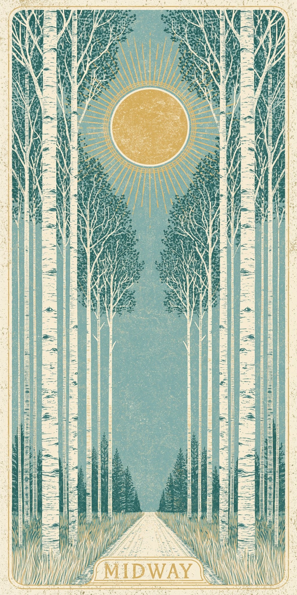 Aspen Pass Text Midway — full design art