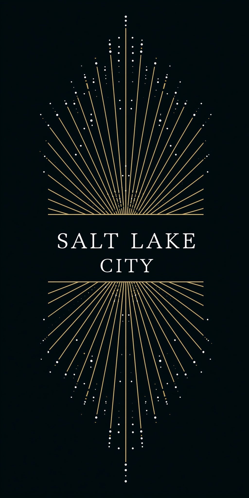 Ski Runs Text Salt — full design art