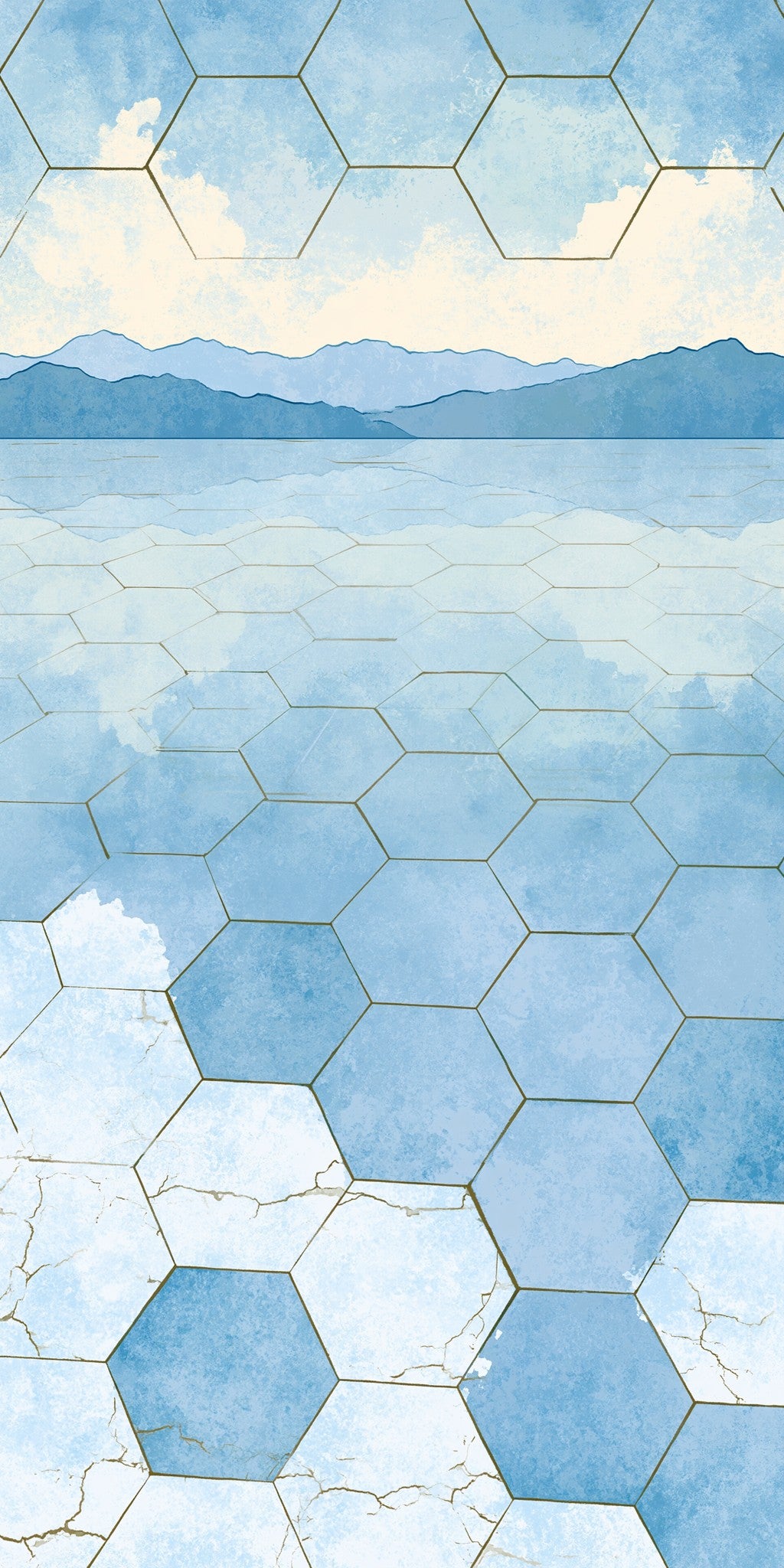 Bonneville Salt Flats Endless — full design art