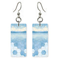 Bonneville Salt Flats Endless — She's Choosing earrings, shown as a pair