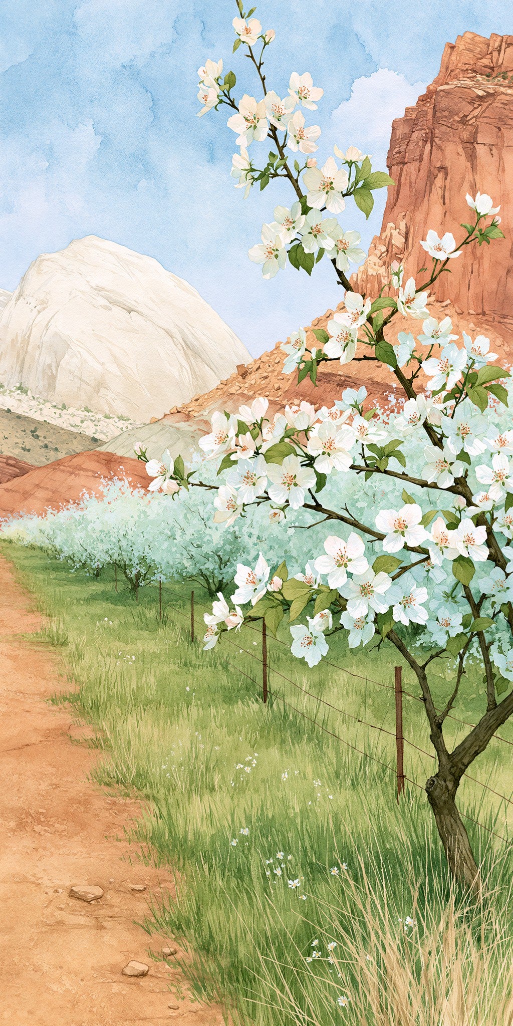 Capitol Reef Waterpocket Fold — full design art