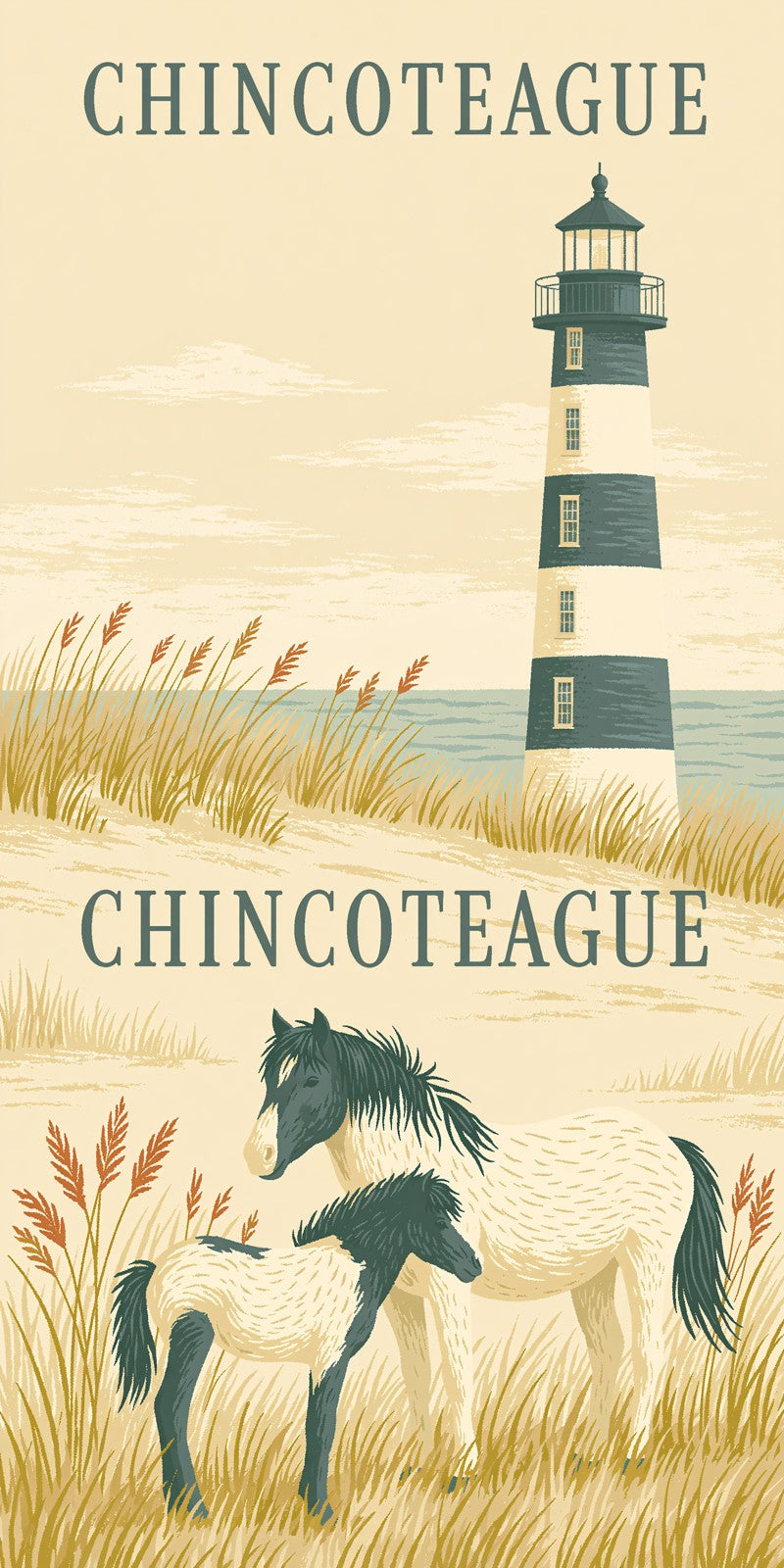 She's Choosing Virginia Earrings | Chincoteague Ponies | SC46B11