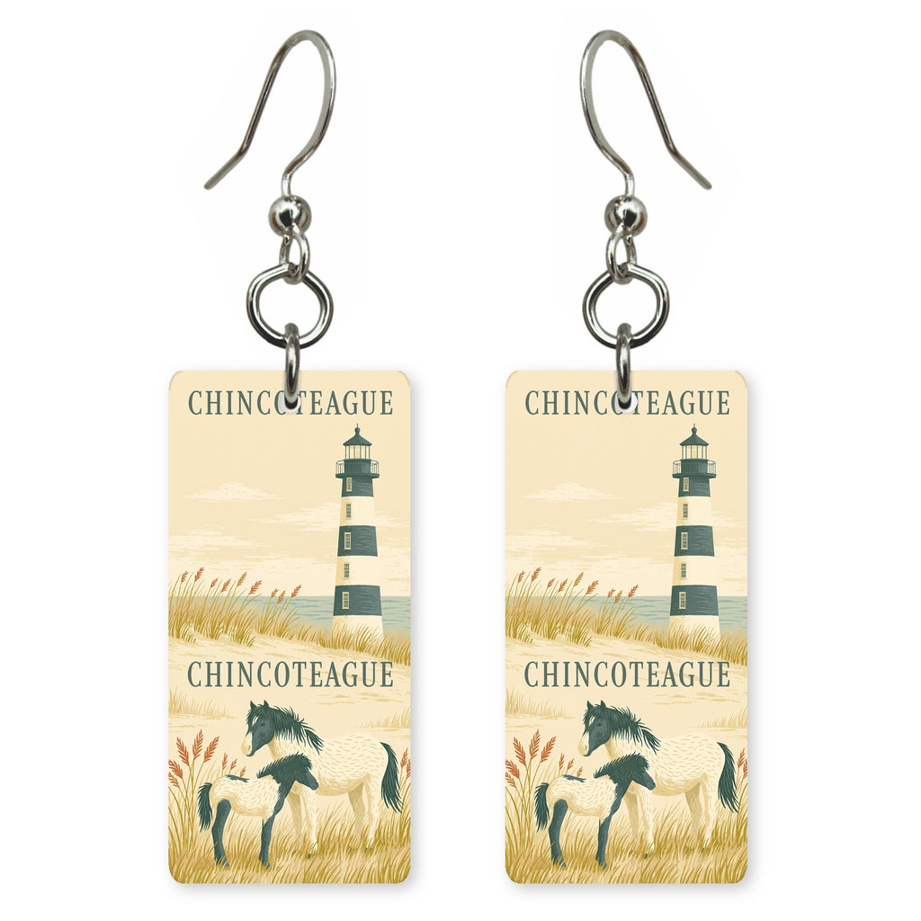 She's Choosing Virginia Earrings | Chincoteague Ponies | SC46B11