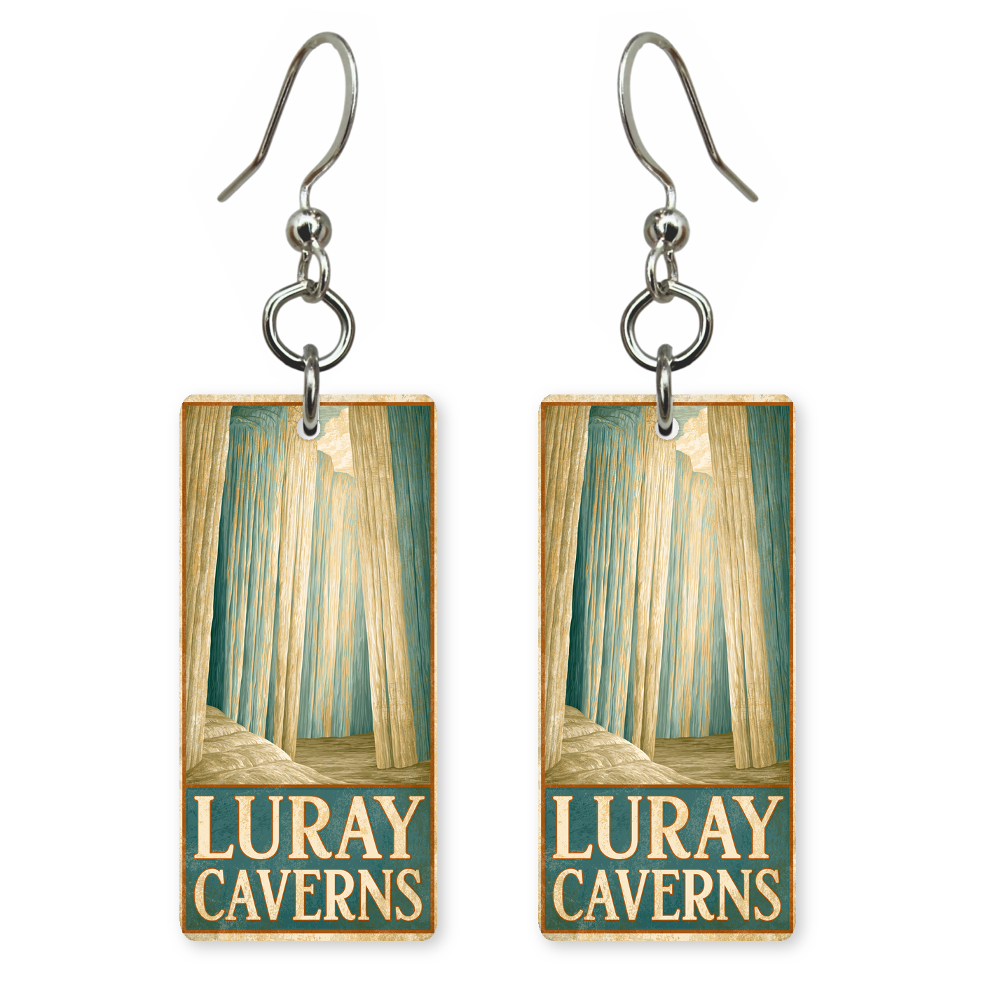 She's Choosing Virginia Earrings | Luray Caverns Columns