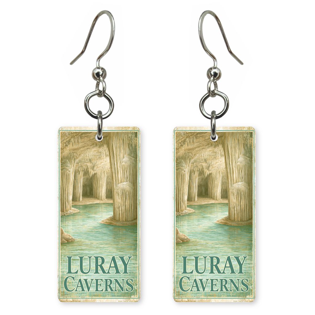 She's Choosing Virginia Earrings | Luray Caverns Pool