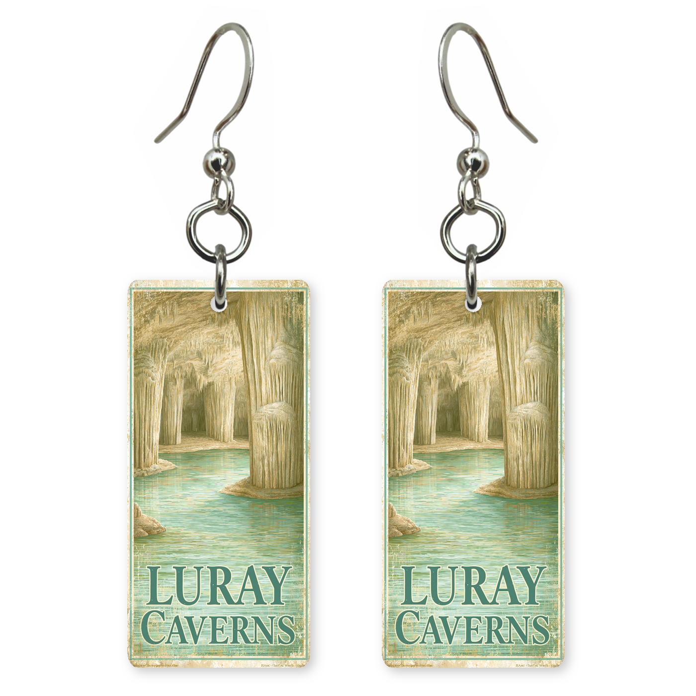 She's Choosing Virginia Earrings | Luray Caverns Pool