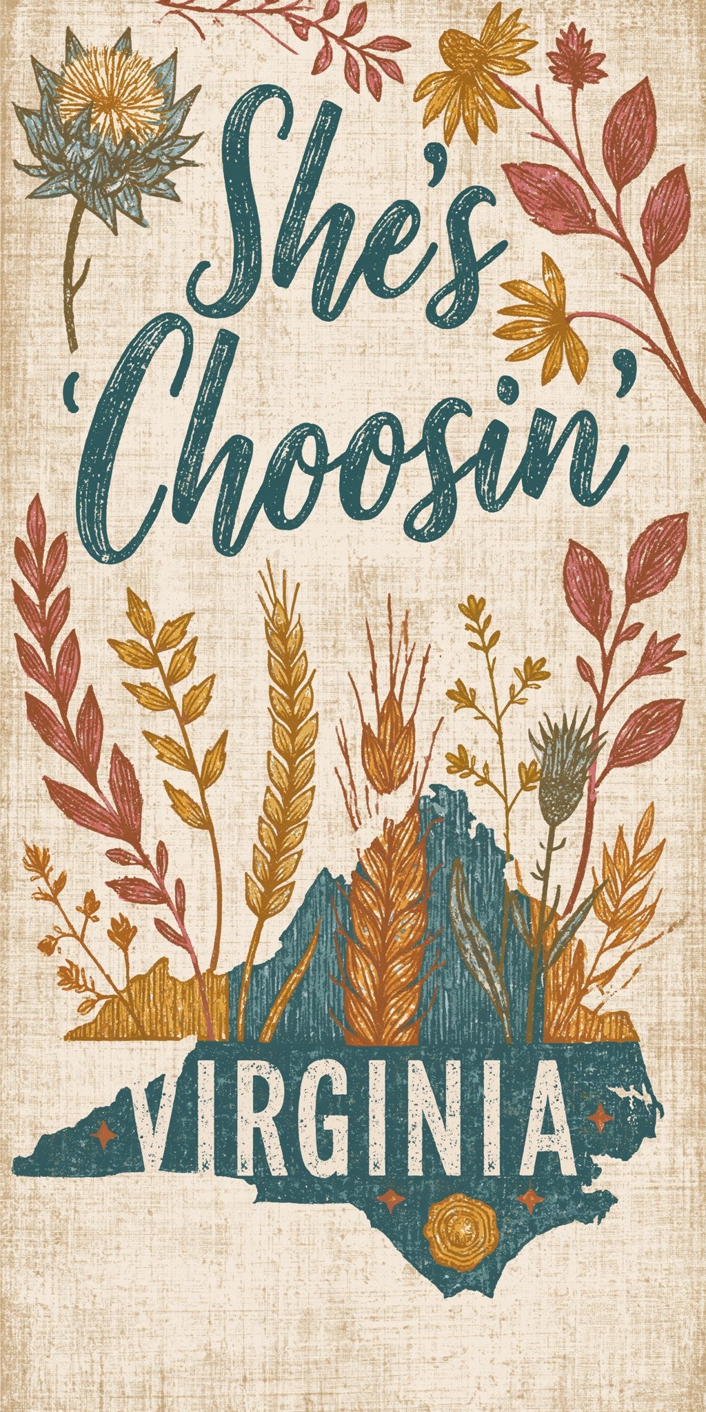 Autumn Silhouette — full design art