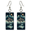 Moonlit Mountains — She's Choosing earrings, shown as a pair