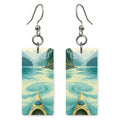 Diablo Lake From Kayak — She's Choosing earrings, shown as a pair