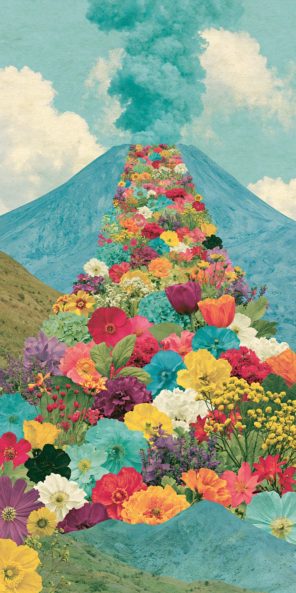 Mountain Regrowing Itself — full design art