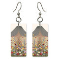 Mountain Regrowing Itself — She's Choosing earrings, shown as a pair