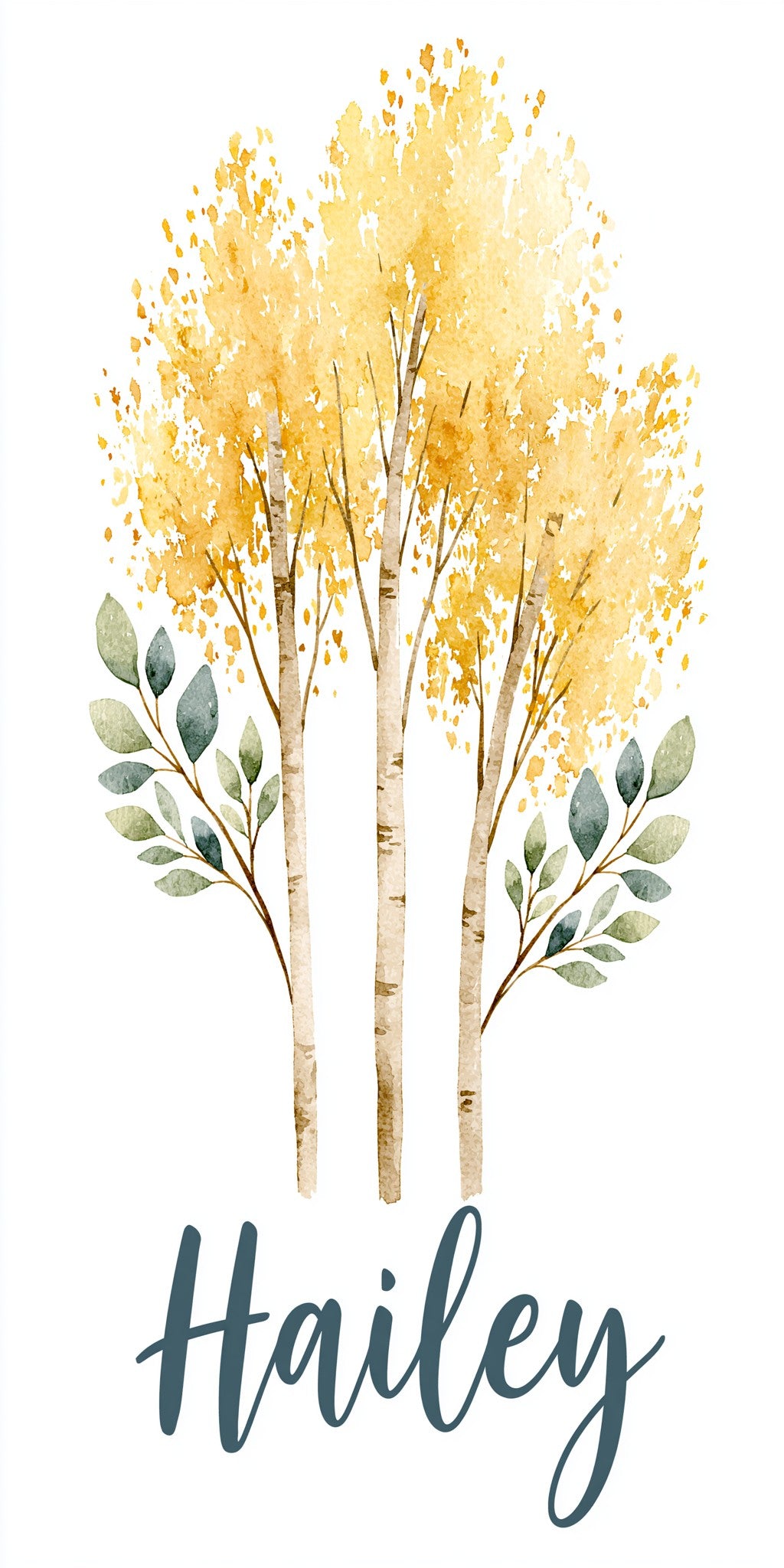 Trail Creek Autumn Aspens — full design art