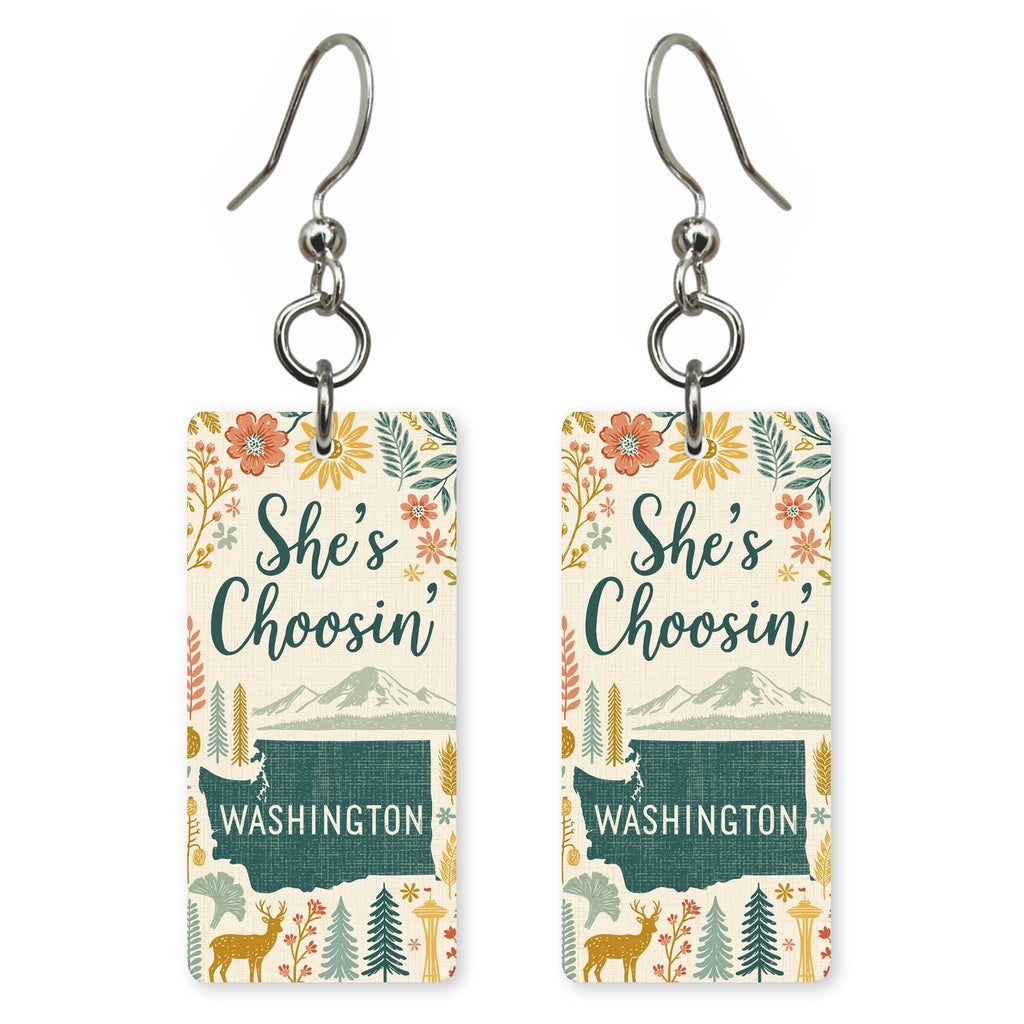 Icons Cream — She's Choosing earrings, shown as a pair