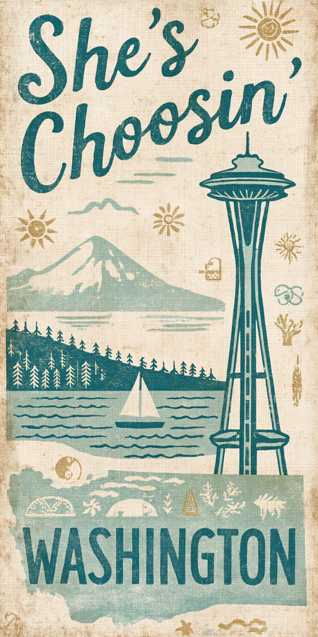 Space Needle — full design art