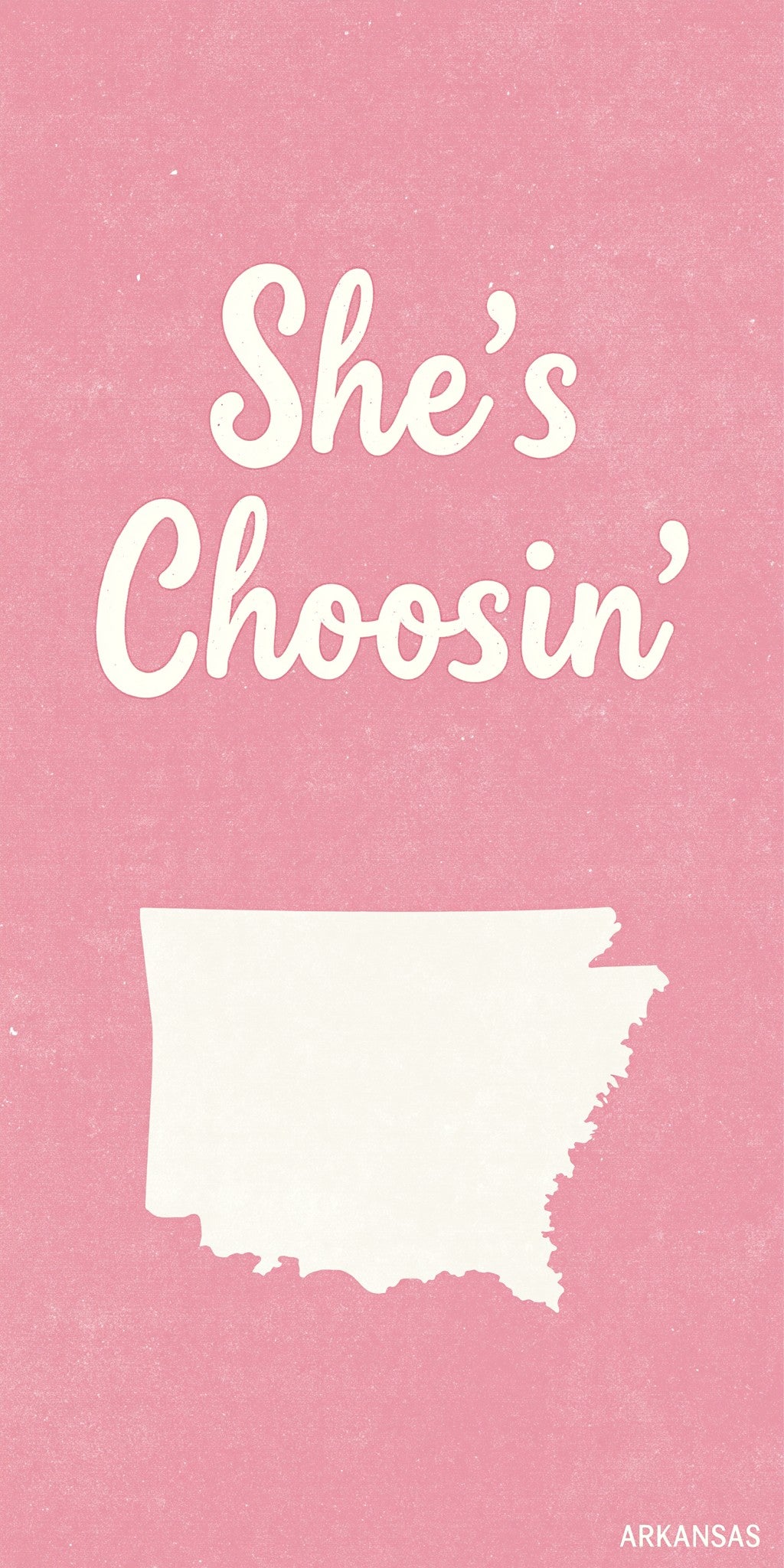 Pink Watercolor Silhouette — full design art