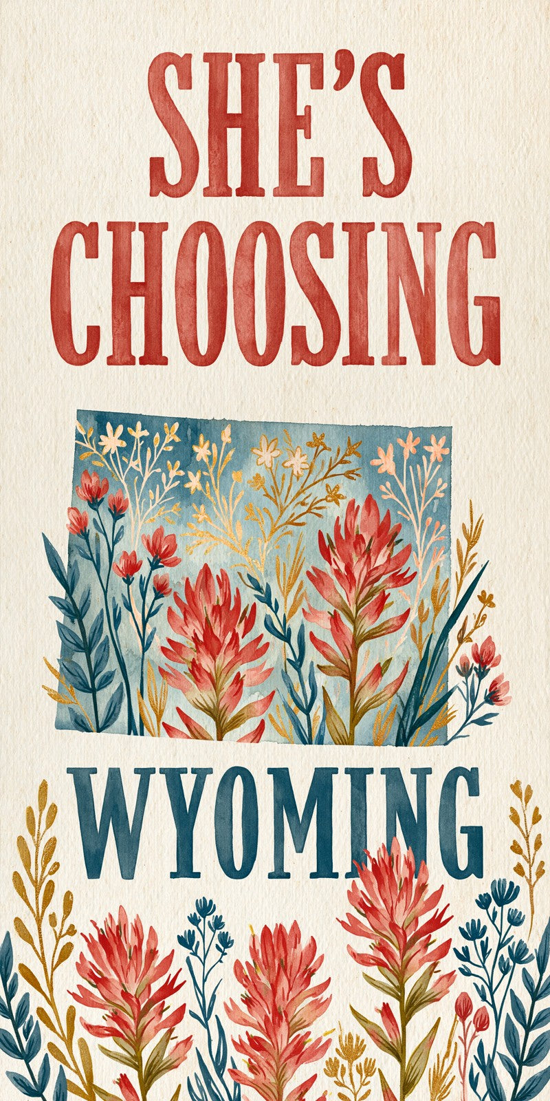She's Choosing Wyoming Earrings | Wyoming Wildflower | SC50B2
