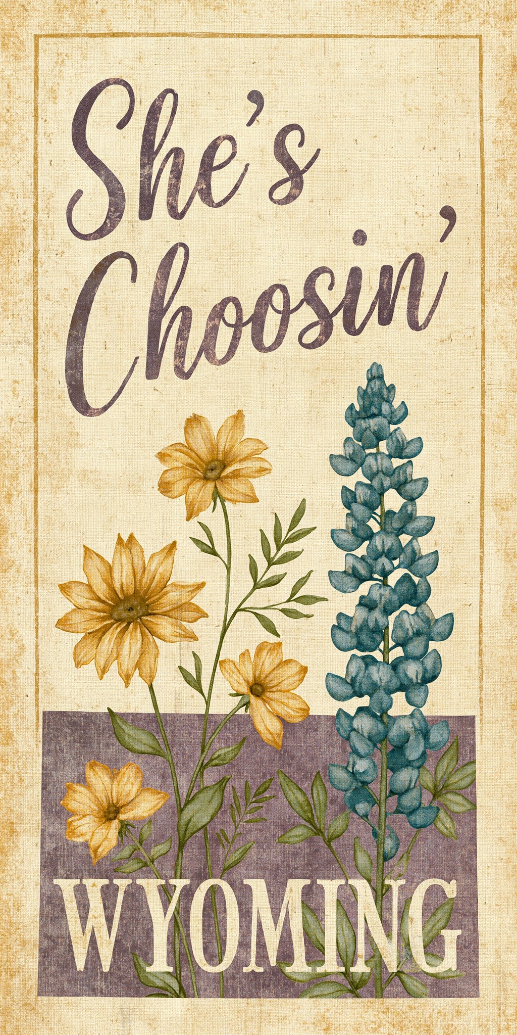 Wildflowers — full design art