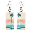 She's Choosing California | Eco Earrings | Solo Palm at Dusk | SC5A1