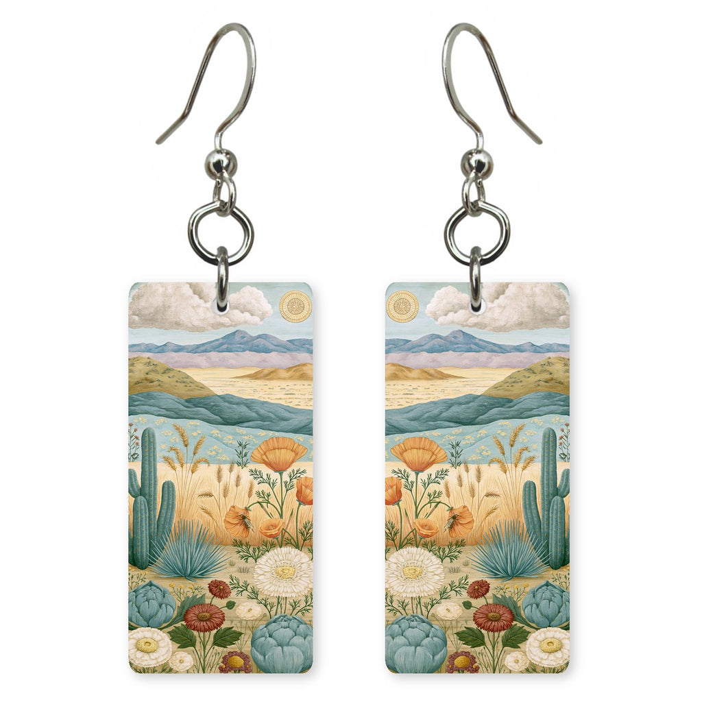 Desert Bloom Hills — She's Choosing earrings, shown as a pair