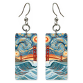 She's Choosing California Earrings | Golden Gate Starry Wave | SC5B12