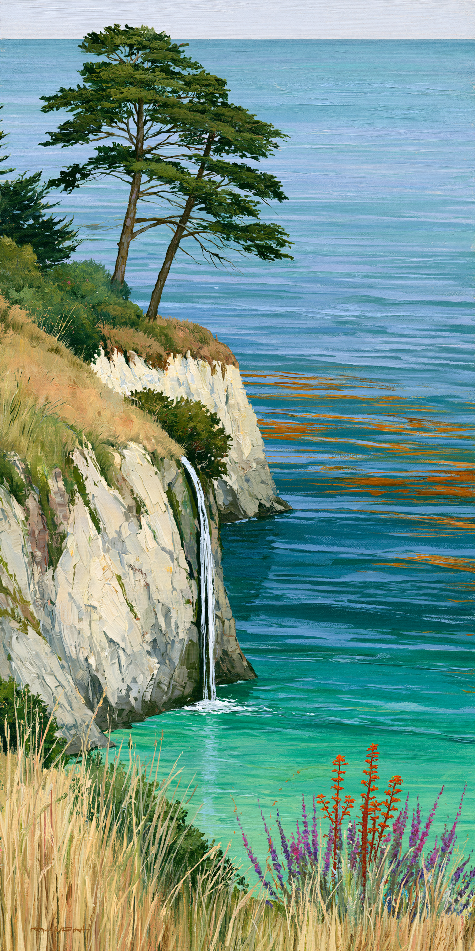 She's Choosing California Earrings | Cliffside Falls Cove | SC5B14
