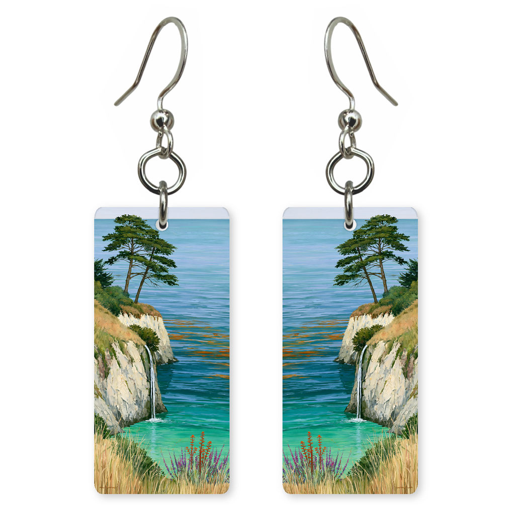 She's Choosing California Earrings | Cliffside Falls Cove | SC5B14