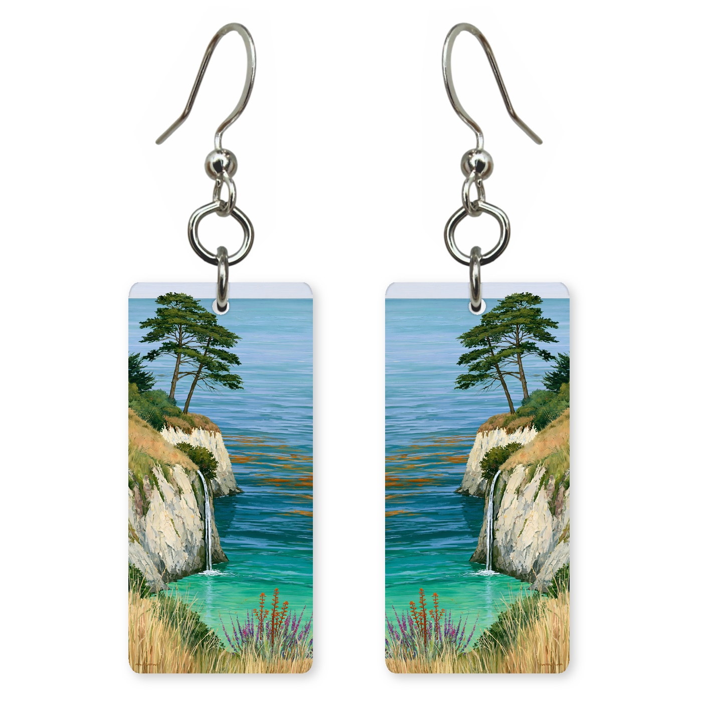 She's Choosing California Earrings | Cliffside Falls Cove | SC5B14