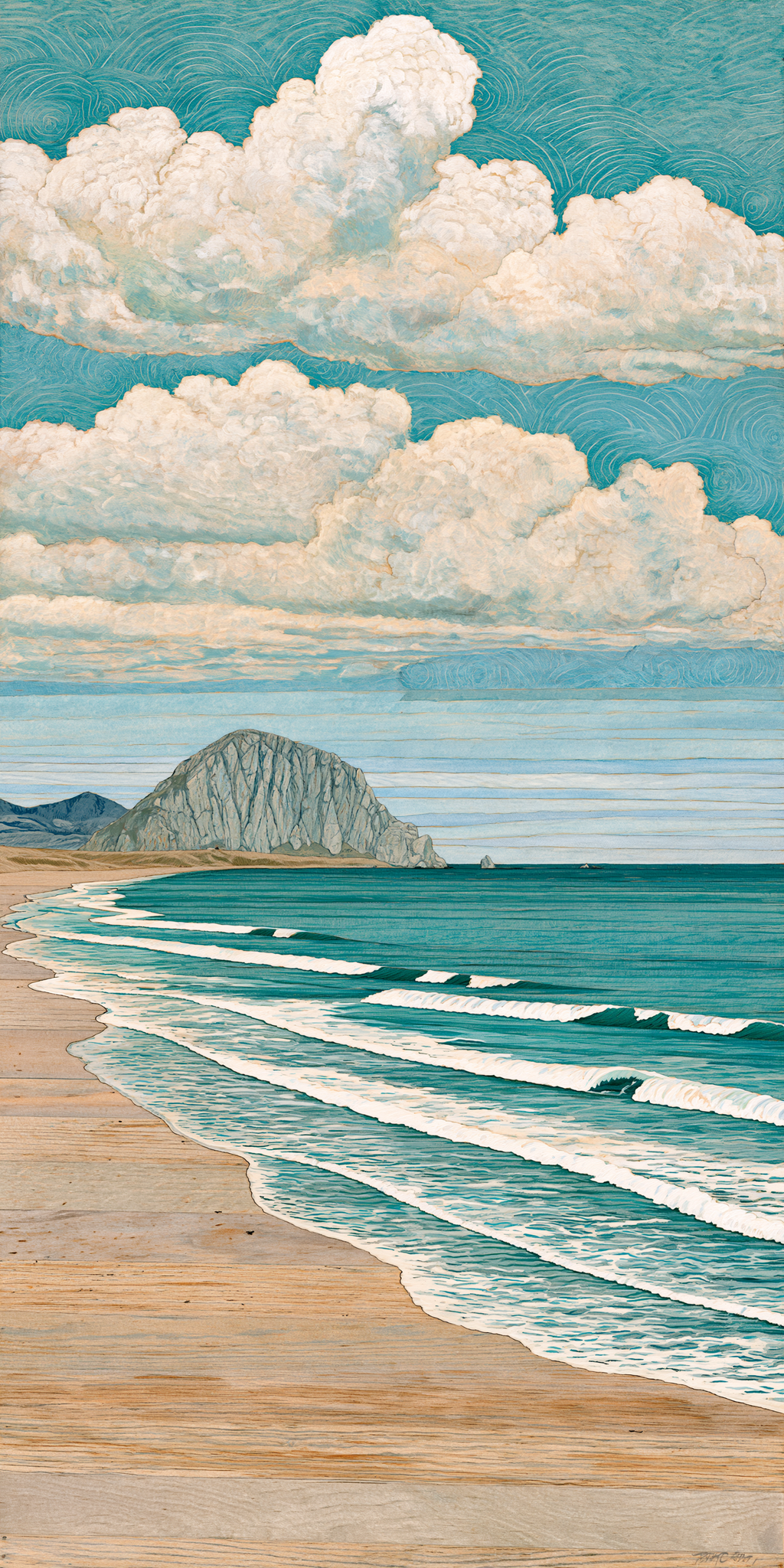 She's Choosing California Earrings | Morro Rock Shore | SC5B15