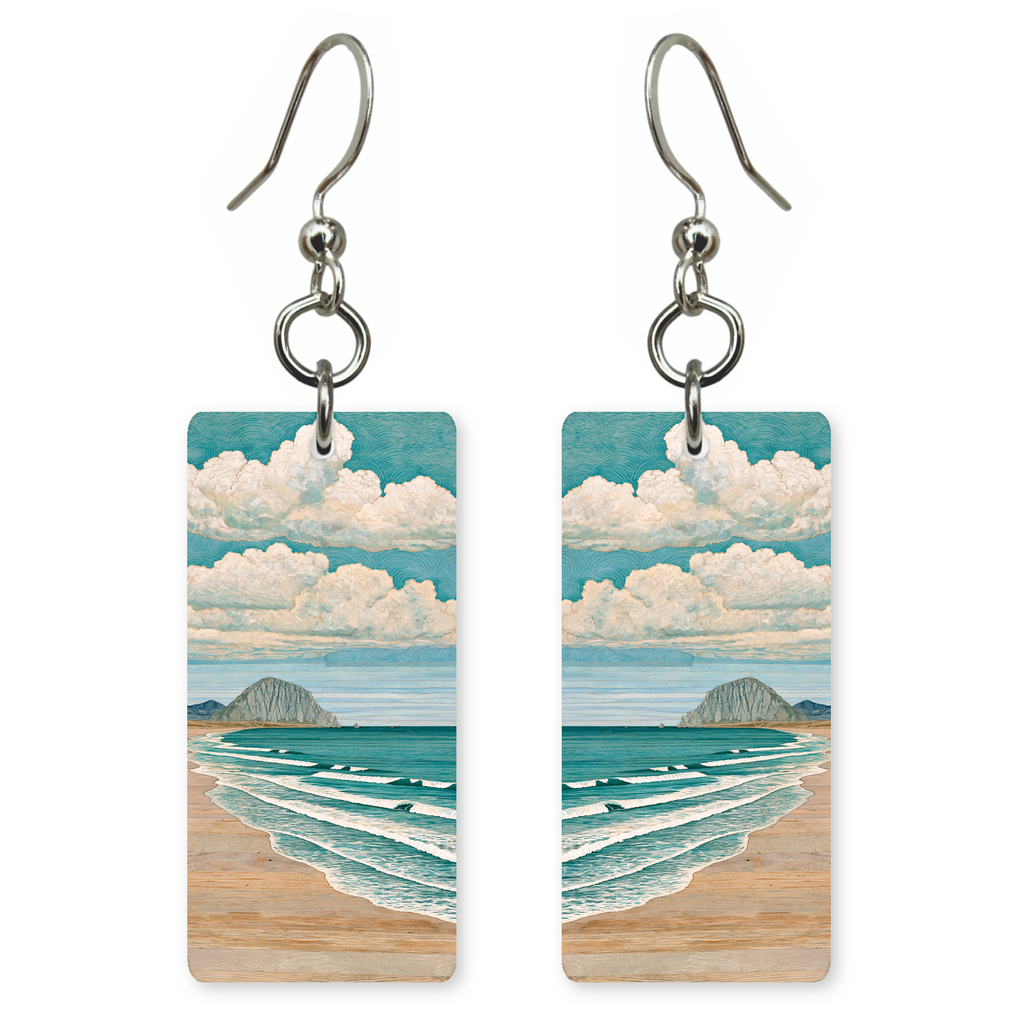 She's Choosing California Earrings | Morro Rock Shore | SC5B15