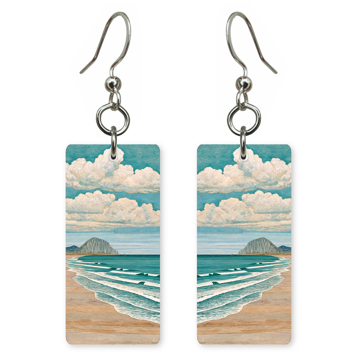 She's Choosing California Earrings | Morro Rock Shore | SC5B15