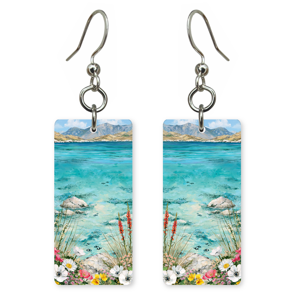 She's Choosing California Earrings | Tidepool Wildflowers | SC5B16