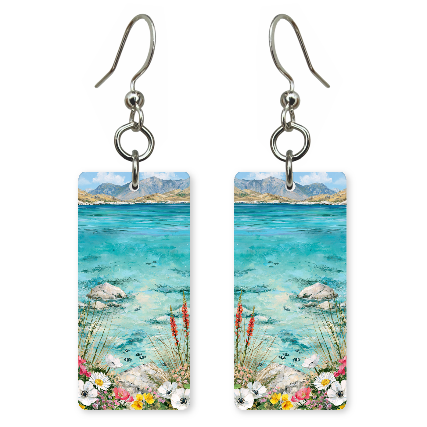 She's Choosing California Earrings | Tidepool Wildflowers | SC5B16