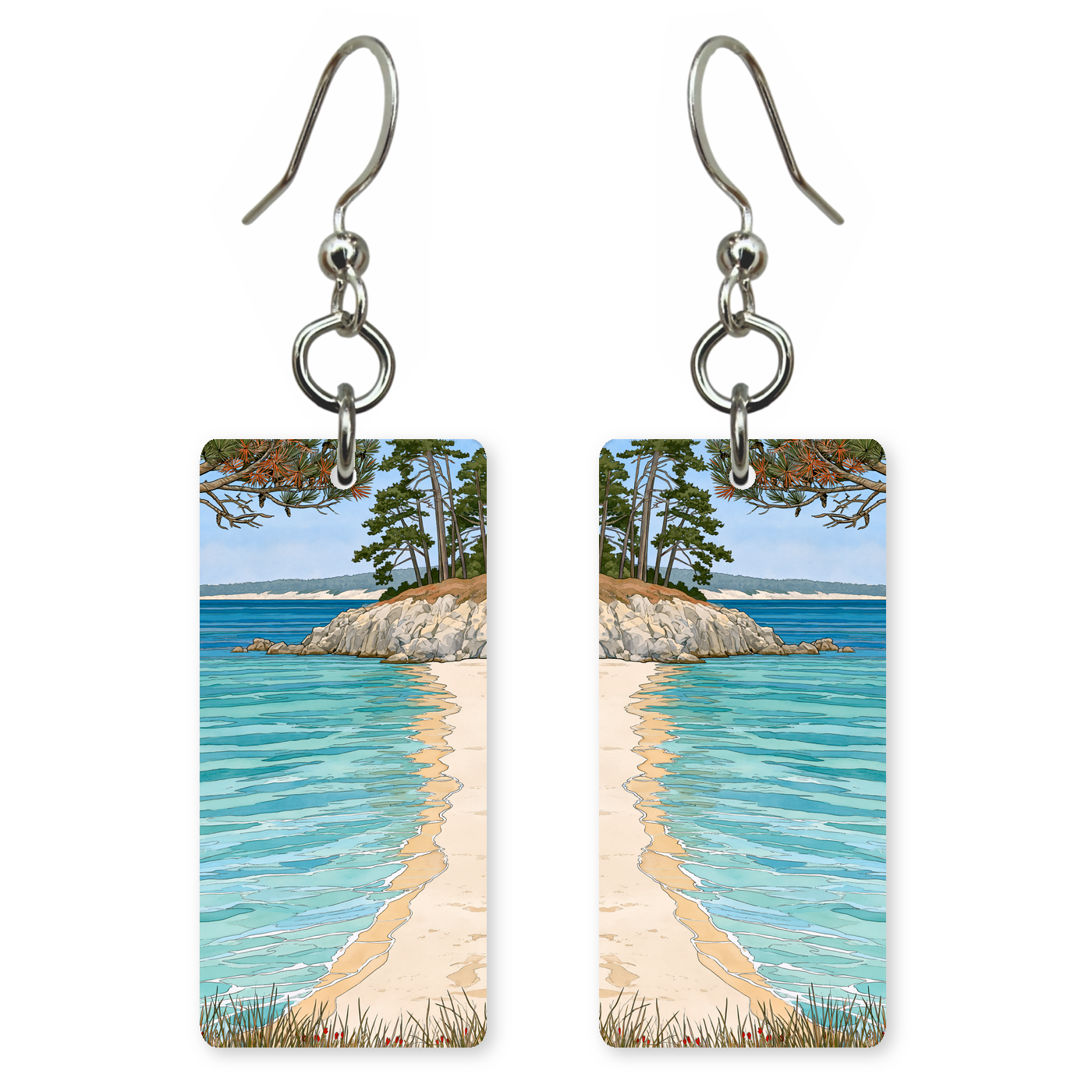 She's Choosing California Earrings | Pine Bough Cove | SC5B19