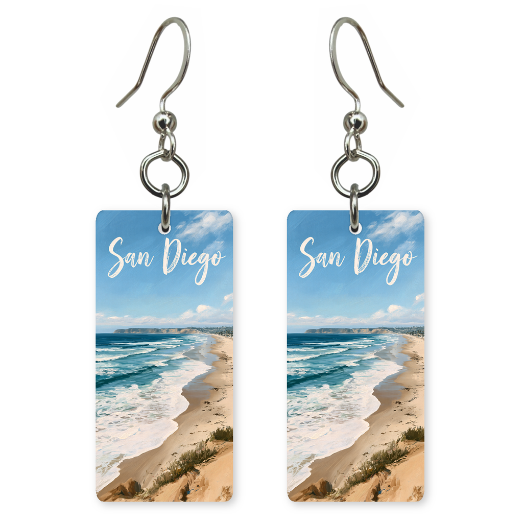She's Choosing California Earrings | San Diego Shore Script