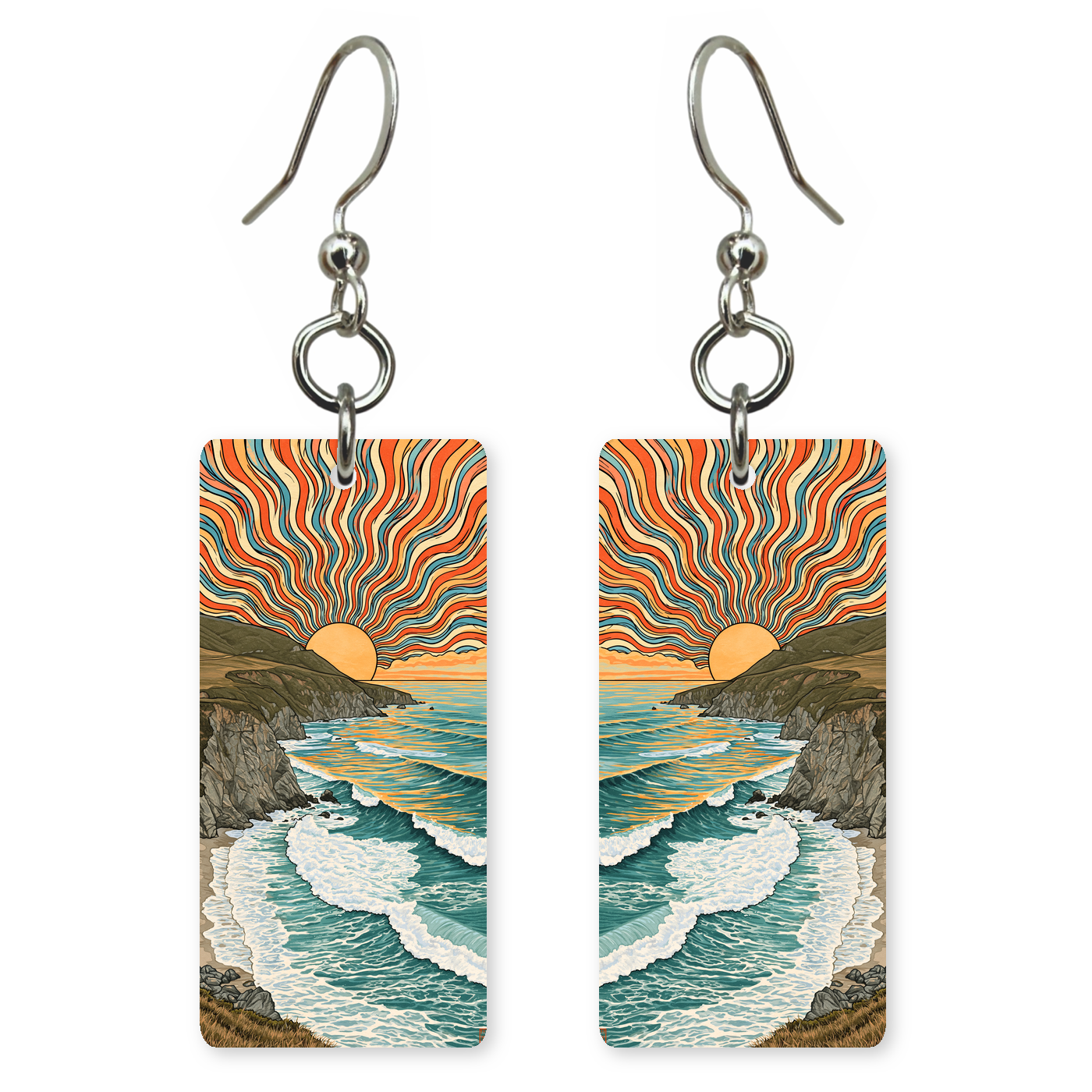 She's Choosing California Earrings | Radiant Sun Coast | SC5B20