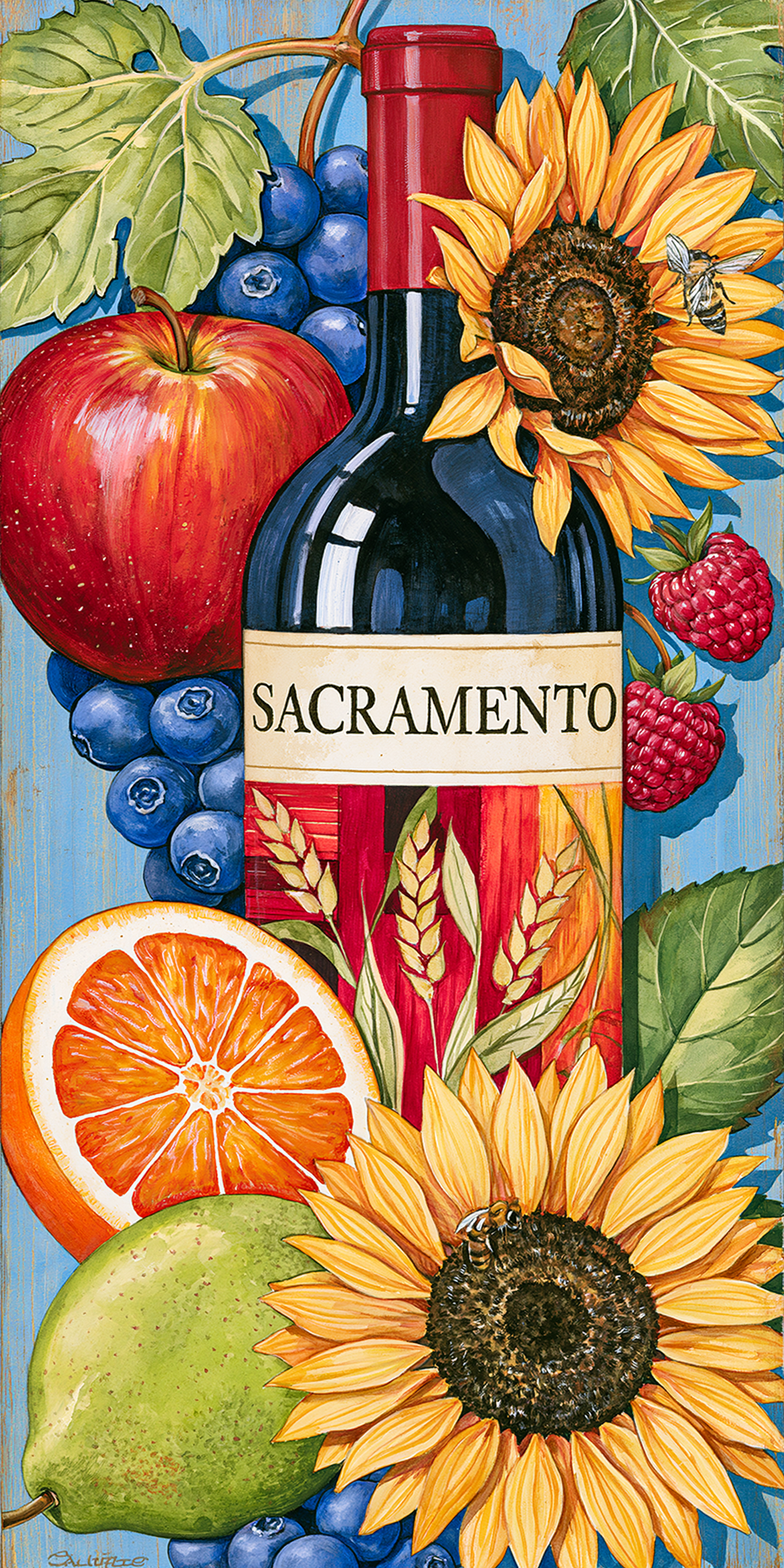 She's Choosing California Earrings | Sacramento Harvest Wine | SC5B25