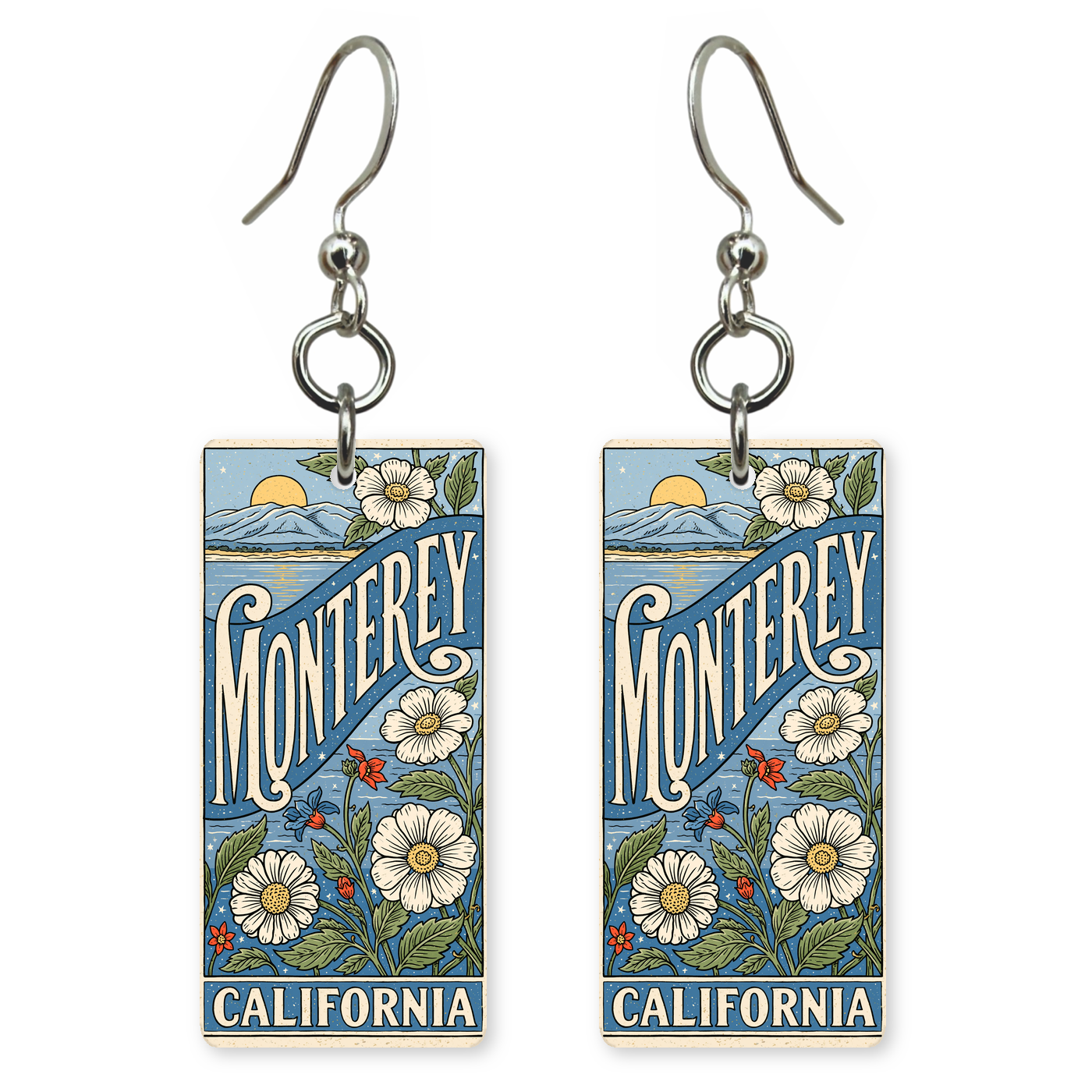 She's Choosing California Earrings | Monterey Bloom Poster | SC5B27