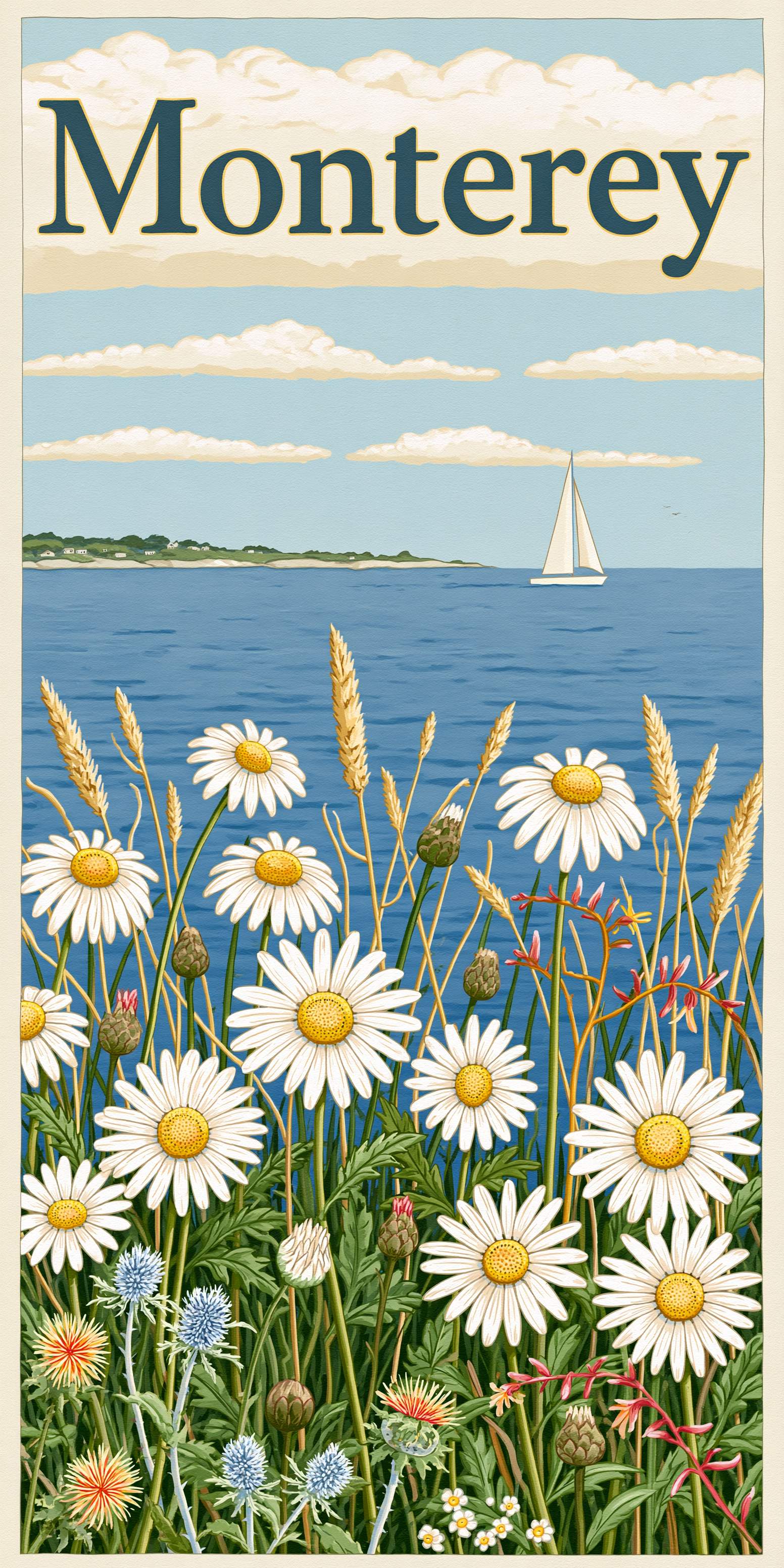 She's Choosing California Earrings | Monterey Daisy Bay | SC5B29