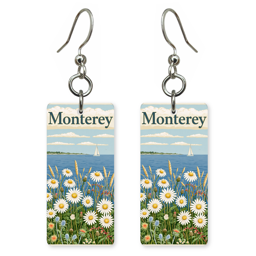 She's Choosing California Earrings | Monterey Daisy Bay | SC5B29