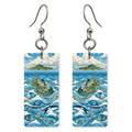 She's Choosing California Earrings | Alcatraz Whale Waves | SC5B32