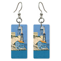 She's Choosing California Earrings | Alcatraz Water Tower | SC5B38