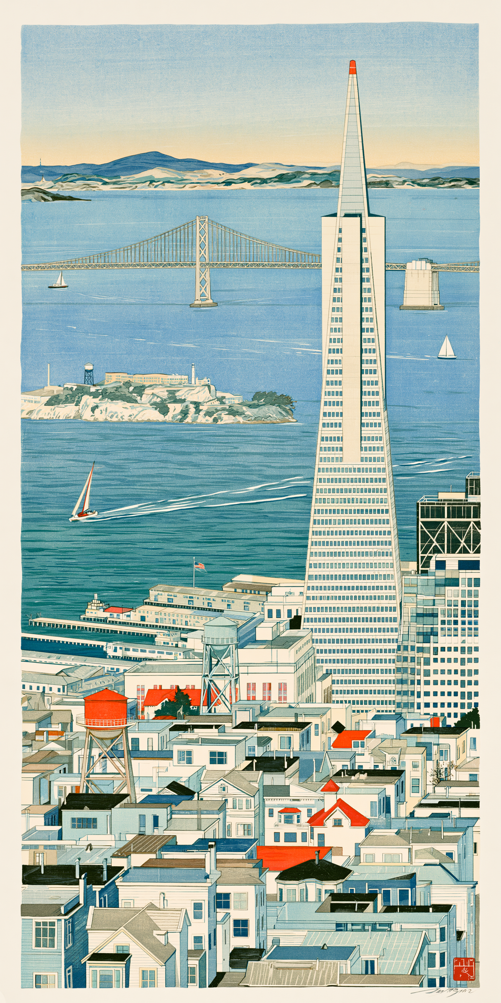 She's Choosing California Earrings | Transamerica Bay View | SC5B39