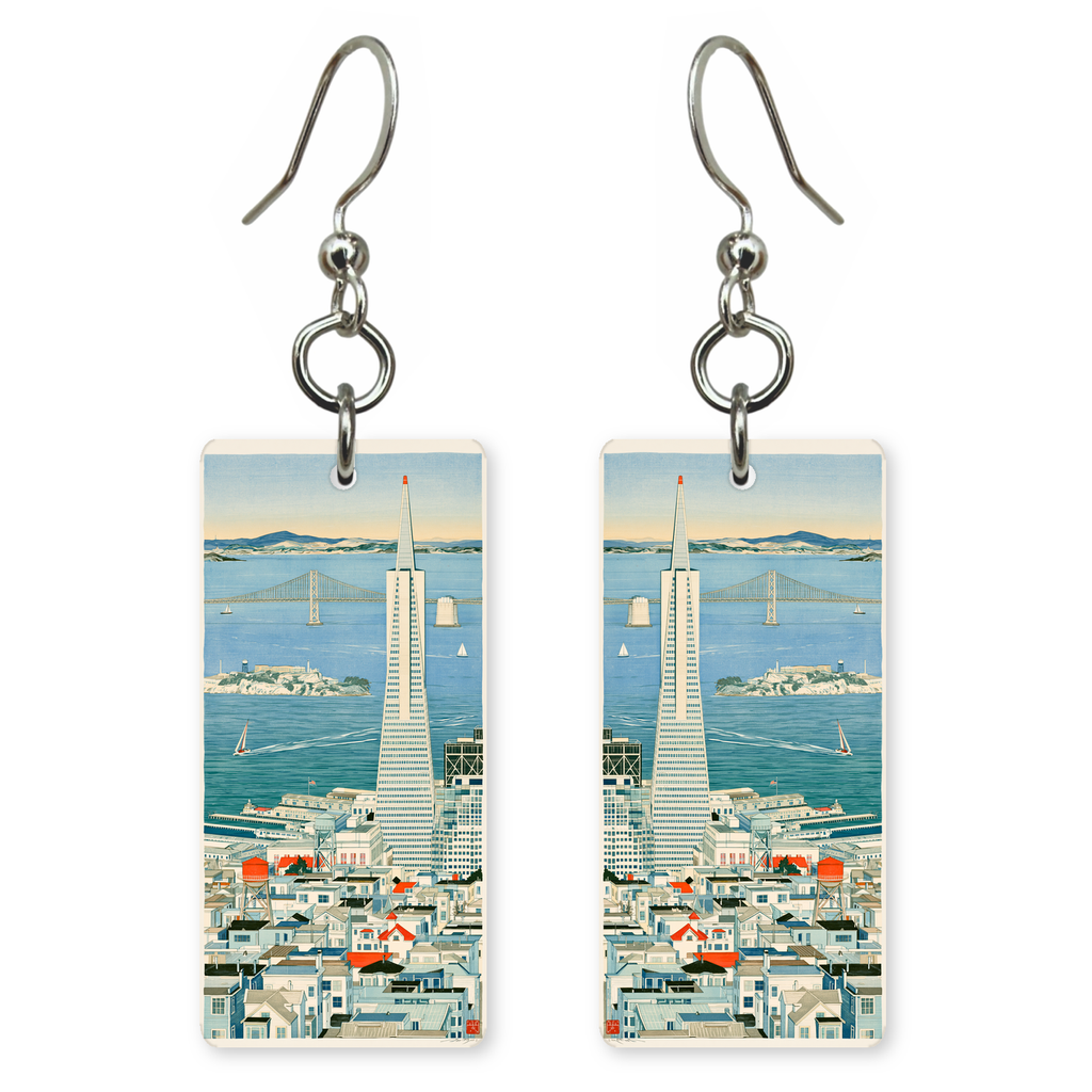 She's Choosing California Earrings | Transamerica Bay View | SC5B39