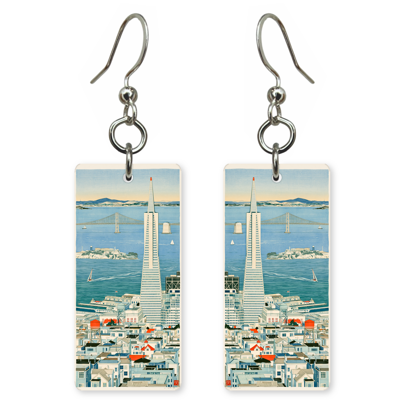 She's Choosing California Earrings | Transamerica Bay View | SC5B39